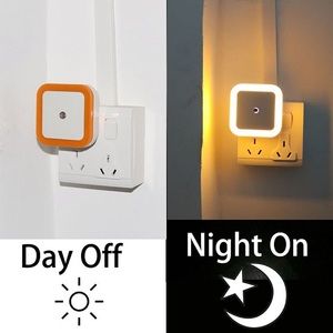 Ausaye LED Orange Auto On Night Light Lot of 2 NWT